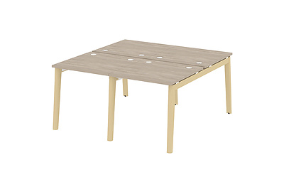 Стол-бенч двойной на деревянных опорах Onix wood OW.D.RS-4.0.8 - фото товара 1 из 3