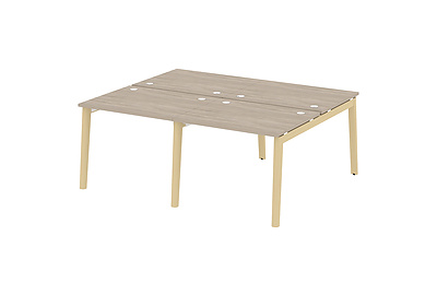 Стол-бенч двойной на деревянных опорах Onix wood OW.D.RS-4.1.8 - фото товара 1 из 3