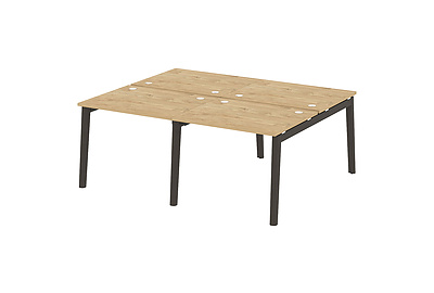 Стол-бенч двойной на деревянных опорах Onix wood OW.D.RS-4.1.8 - фото товара 1 из 3