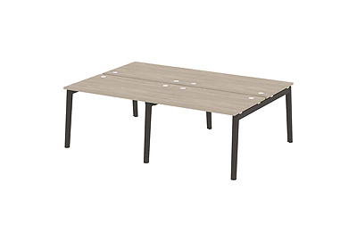 Стол-бенч двойной на деревянных опорах Onix wood OW.D.RS-4.2.8 - фото товара 1 из 3