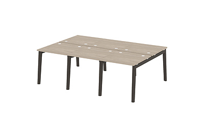 Стол-бенч двойной на деревянных опорах Onix wood OW.D.RS-6.0.8 - фото товара 1 из 3