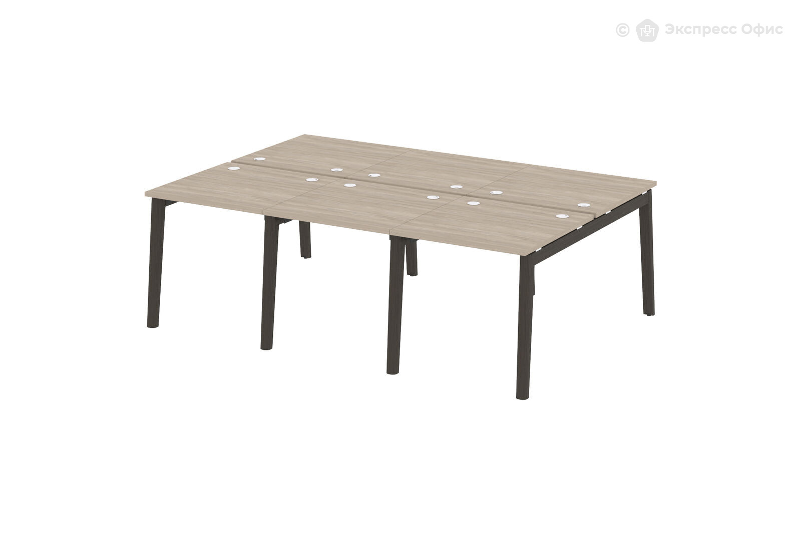 Стол-бенч двойной на деревянных опорах Onix wood OW.D.RS-6.0.8 - фото товара 1 из 3