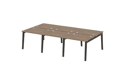 Стол-бенч двойной на деревянных опорах Onix wood OW.D.RS-6.1.8 - фото товара 1 из 3