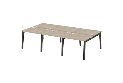 Стол-бенч двойной на деревянных опорах Onix wood OW.D.RS-6.1.8 - фото товара 1 из 3