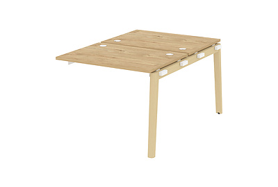 Модуль бенч-системы двойной, на деревянных опорах Onix wood OW.2.NRS-1.7 - фото товара 1 из 3