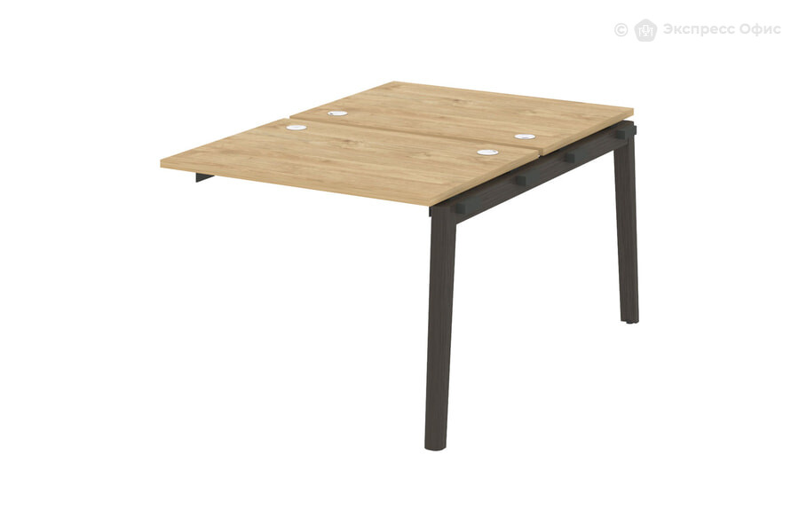  Модуль бенч-системы двойной, на деревянных опорах Onix wood OW.2.NRS-1.7 Тиквуд светлый/Дуб темный - фото товара 1 из 1