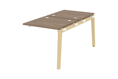 Модуль бенч-системы двойной, на деревянных опорах Onix wood OW.2.NRS-0.8 - фото товара 1 из 3