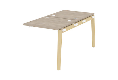 Модуль бенч-системы двойной, на деревянных опорах Onix wood OW.2.NRS-0.8 - фото товара 1 из 3