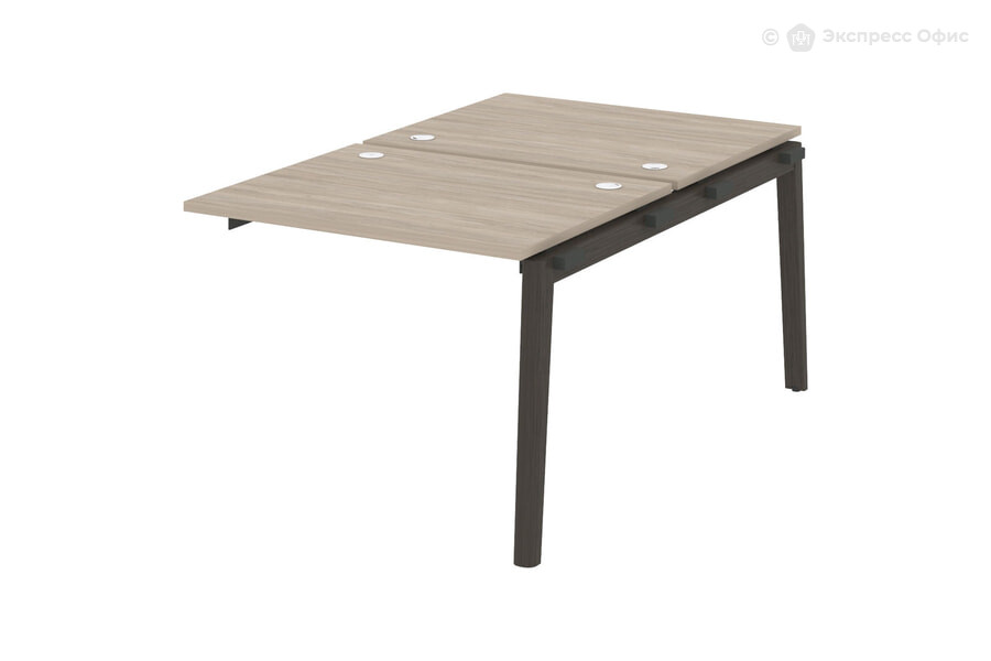  Модуль бенч-системы двойной, на деревянных опорах Onix wood OW.2.NRS-1.8 Дуб Аттик/Дуб темный - фото товара 1 из 1