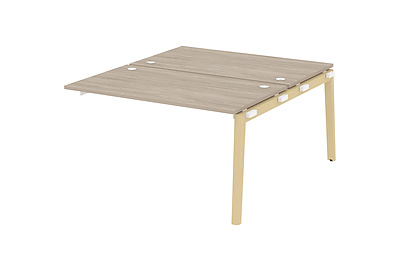 Модуль бенч-системы двойной, на деревянных опорах Onix wood OW.2.NRS-3.8 - фото товара 1 из 3