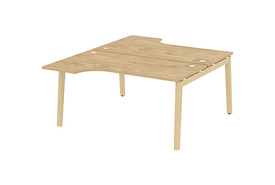 Стол-бенч двойной на деревянных опорах Onix wood OW.D.SA-1 - фото товара 1 из 3
