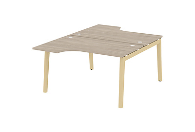 Стол-бенч двойной на деревянных опорах Onix wood OW.D.SA-2 - фото товара 1 из 3