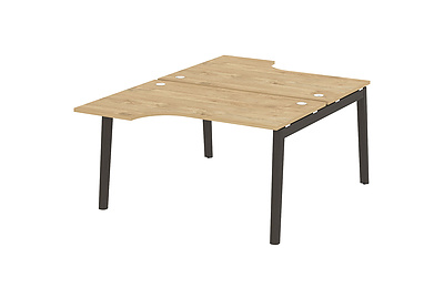 Стол-бенч двойной на деревянных опорах Onix wood OW.D.SA-2 - фото товара 1 из 3