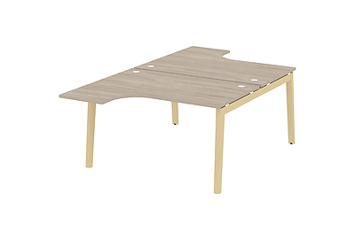 Стол-бенч двойной на деревянных опорах Onix wood OW.D.SA-3 - фото товара 1 из 3