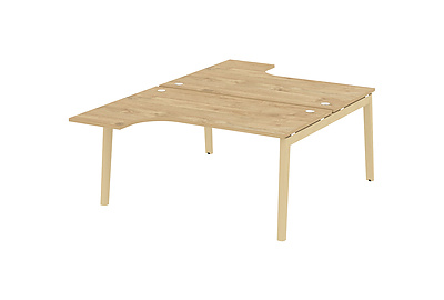 Стол-бенч двойной на деревянных опорах Onix wood OW.D.SA-4 - фото товара 1 из 3
