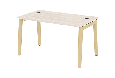 Стол для руководителя на деревянных опорах Onix wood direct OW.SRR-3.8 - фото товара 1 из 3