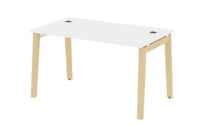 Стол для руководителя на деревянных опорах Onix wood direct OW.SRR-3.8 - фото товара 1 из 3