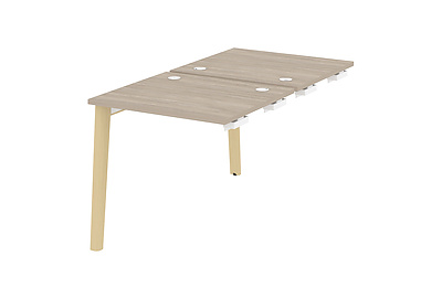Стол-приставка двойной к опорным элементам Onix wood OW.D.SPR-0.7 - фото товара 1 из 3
