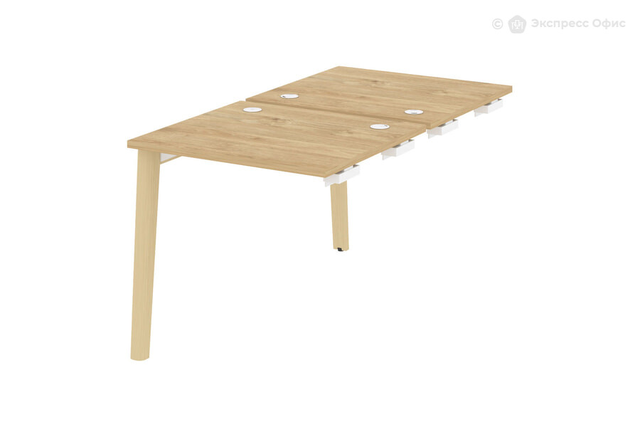  Стол-приставка двойной к опорным элементам Onix wood OW.D.SPR-0.7 Тиквуд светлый/Дуб светлый - фото товара 1 из 1