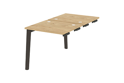 Стол-приставка двойной к опорным элементам Onix wood OW.D.SPR-0.7 - фото товара 1 из 3