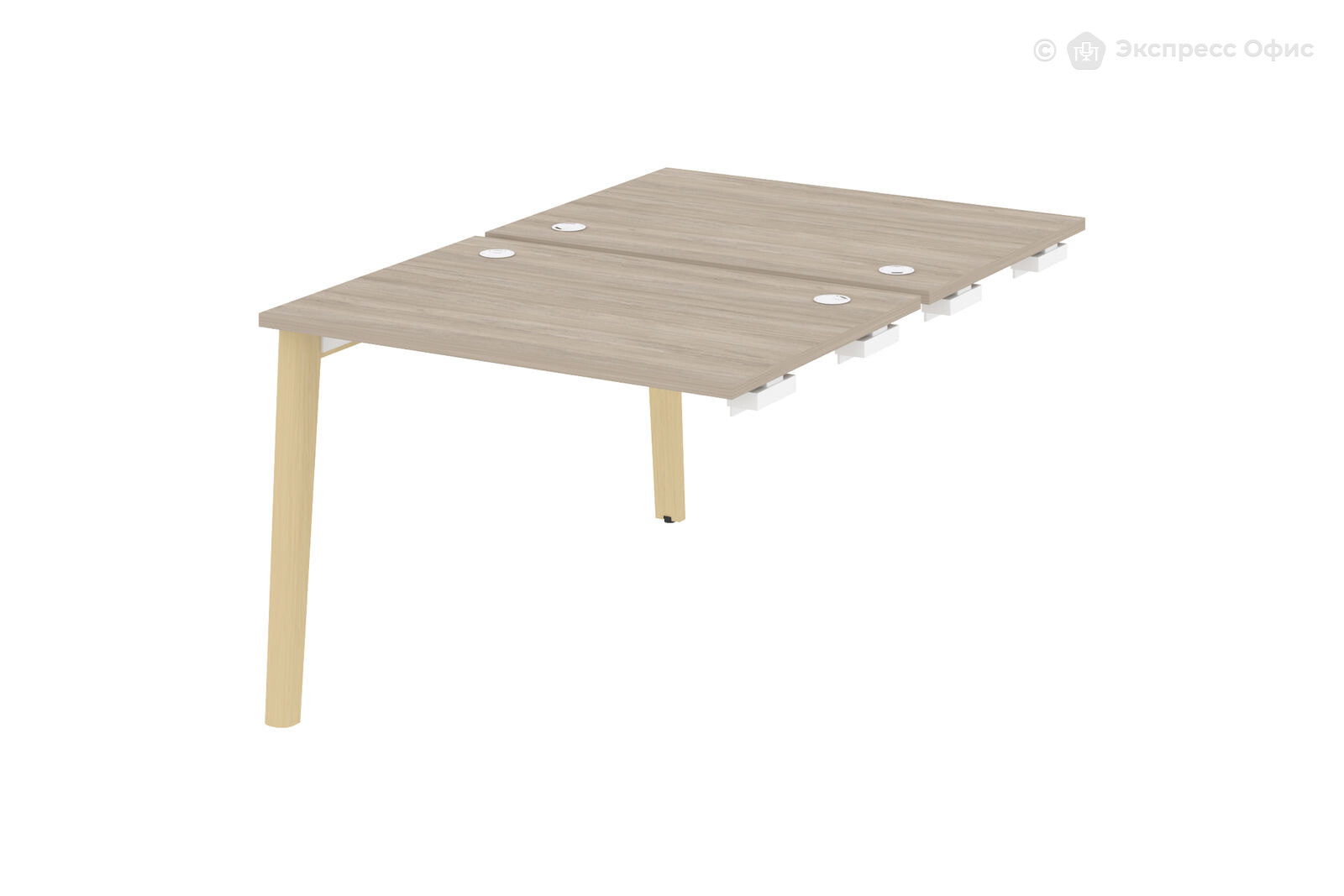 Стол-приставка двойной к опорным элементам Onix wood OW.D.SPR-1.7 - фото товара 1 из 3