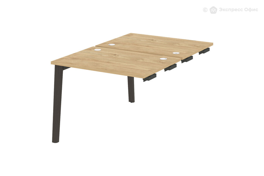  Стол-приставка двойной к опорным элементам Onix wood OW.D.SPR-1.7 Тиквуд светлый/Дуб темный - фото товара 1 из 1
