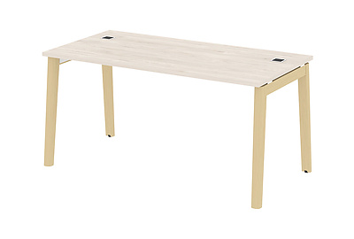 Стол для руководителя на деревянных опорах Onix wood direct OW.SRR-4.8 - фото товара 1 из 3