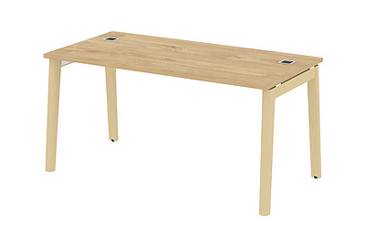 Стол для руководителя на деревянных опорах Onix wood direct OW.SRR-4.8 - фото товара 1 из 3