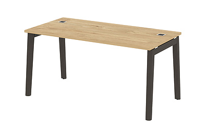 Стол для руководителя на деревянных опорах Onix wood direct OW.SRR-4.8 - фото товара 1 из 3