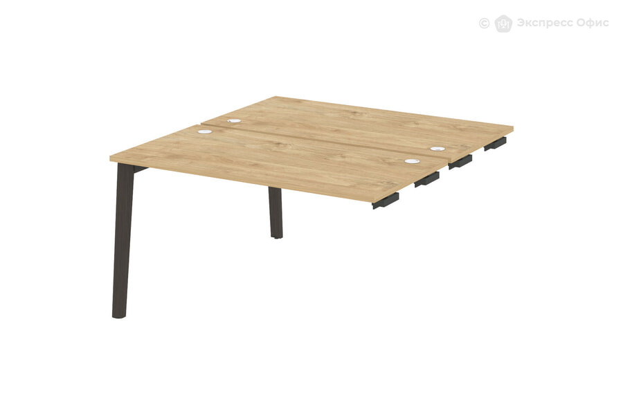  Стол-приставка двойной к опорным элементам Onix wood OW.D.SPR-3.7 Тиквуд светлый/Дуб темный - фото товара 1 из 1