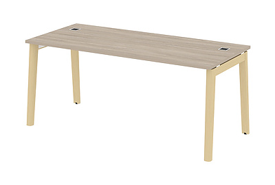 Стол для руководителя на деревянных опорах Onix wood direct OW.SRR-5.8 - фото товара 1 из 3