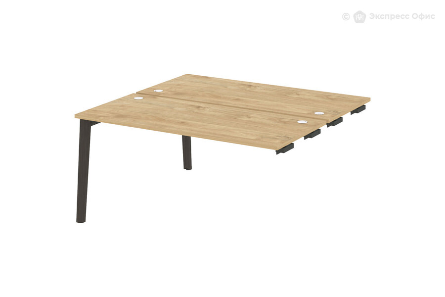  Стол-приставка двойной к опорным элементам Onix wood OW.D.SPR-4.7 Тиквуд светлый/Дуб темный - фото товара 1 из 1