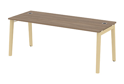 Стол для руководителя на деревянных опорах Onix wood direct OW.SRR-6.8 - фото товара 1 из 3