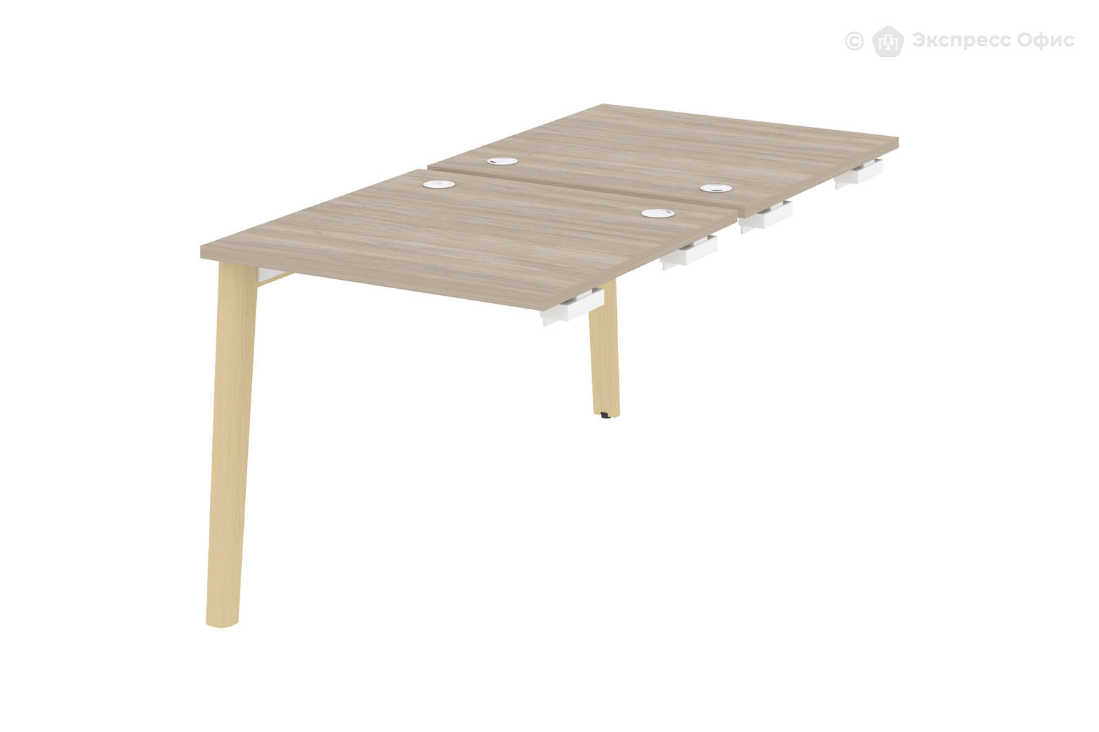 Стол-приставка двойной к опорным элементам Onix wood OW.D.SPR-0.8 - фото товара 1 из 3