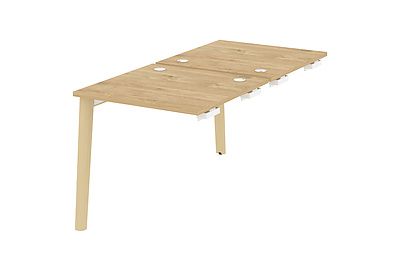Стол-приставка двойной к опорным элементам Onix wood OW.D.SPR-0.8 - фото товара 1 из 3
