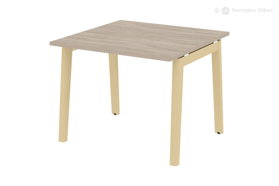  Стол для переговоров на деревянных опорах Onix wood OW.PRG-1.1 Дуб Аттик/Дуб светлый - фото товара 1 из 1