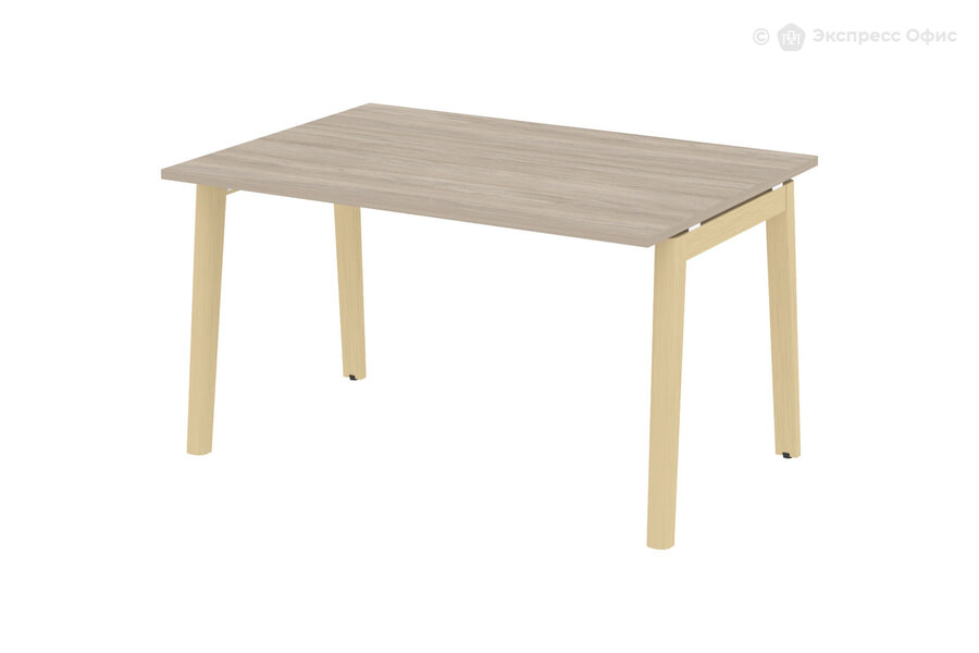  Стол для переговоров на деревянных опорах Onix wood OW.PRG-1.3 Дуб Аттик/Дуб светлый - фото товара 1 из 1