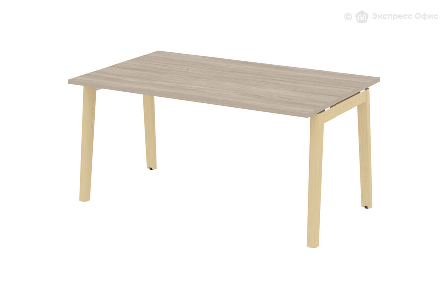  Стол для переговоров на деревянных опорах Onix wood OW.PRG-1.4 Дуб Аттик/Дуб светлый - фото товара 1 из 1