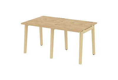 Стол для переговоров на деревянных опорах Onix wood OW.PRG-2.0 - фото товара 1 из 3