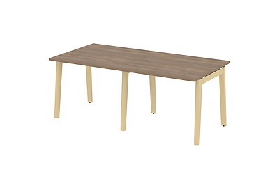 Стол для переговоров на деревянных опорах Onix wood OW.PRG-2.1 - фото товара 1 из 3