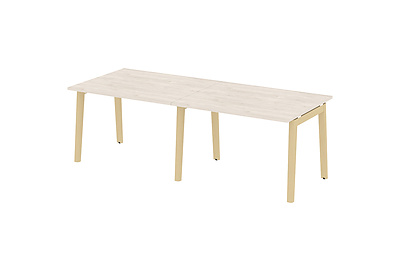 Стол для переговоров на деревянных опорах Onix wood OW.PRG-2.2 - фото товара 1 из 3