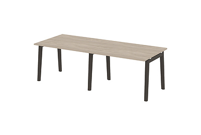 Стол для переговоров на деревянных опорах Onix wood OW.PRG-2.2 - фото товара 1 из 3