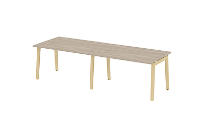 Стол для переговоров на деревянных опорах Onix wood OW.PRG-2.3 - фото товара 1 из 3