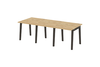 Стол для переговоров на деревянных опорах Onix wood OW.PRG-3.0 - фото товара 1 из 3