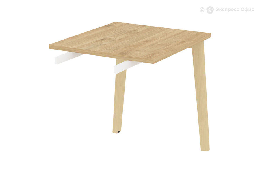  Брифинг-приставка на деревянных опорах Onix wood OW.BR-7 Тиквуд светлый/Дуб светлый - фото товара 1 из 1