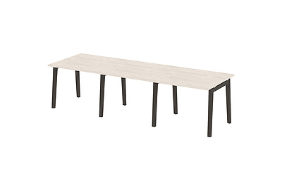 Стол для переговоров на деревянных опорах Onix wood OW.PRG-3.2 - фото товара 1 из 3