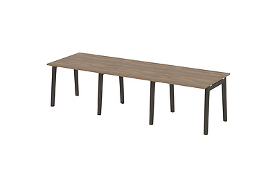 Стол для переговоров на деревянных опорах Onix wood OW.PRG-3.2 - фото товара 1 из 3