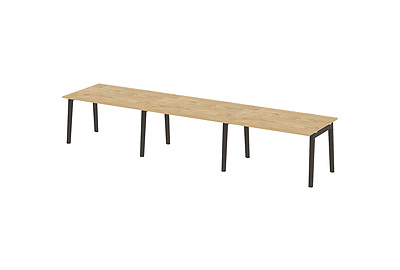 Стол для переговоров на деревянных опорах Onix wood OW.PRG-3.3 - фото товара 1 из 3