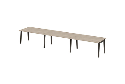 Стол для переговоров на деревянных опорах Onix wood OW.PRG-3.4 - фото товара 1 из 3