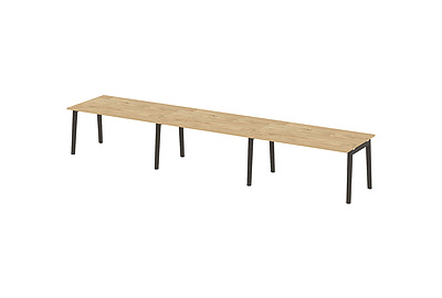 Стол для переговоров на деревянных опорах Onix wood OW.PRG-3.4 - фото товара 1 из 3